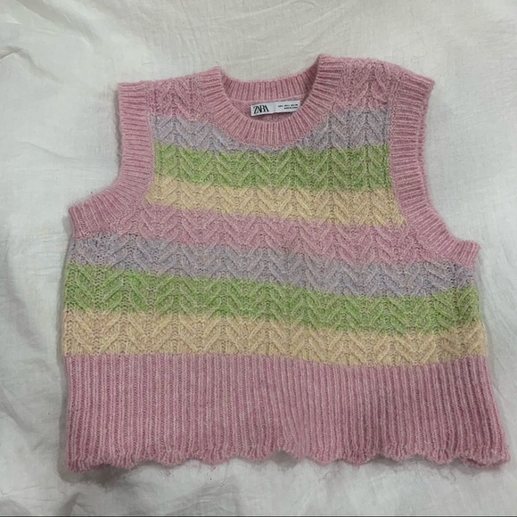 Zara | Sweaters | Rainbow Zara Sweater 